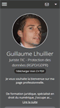 Mobile Screenshot of guillaume-lhuillier.com