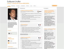 Tablet Screenshot of guillaume-lhuillier.com